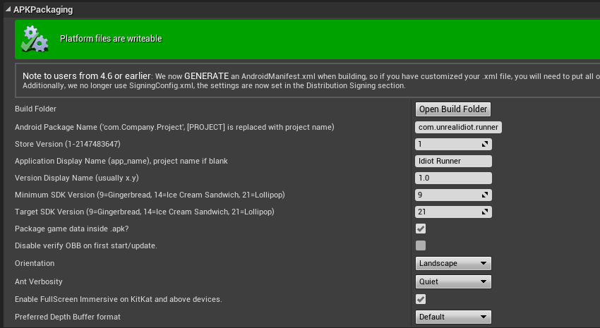 Android Settings