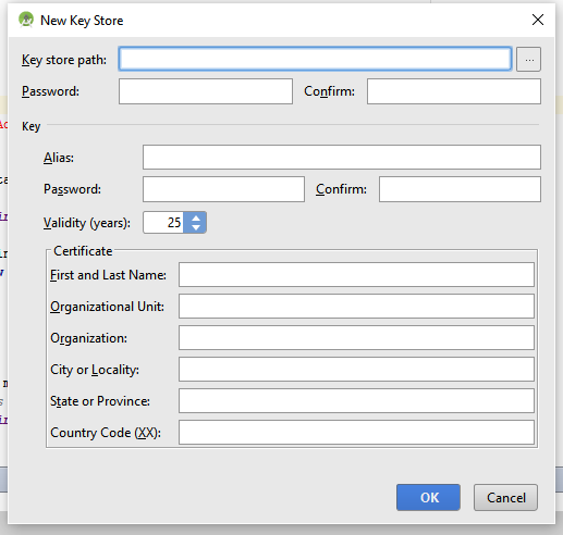 Android Generate Signed Package